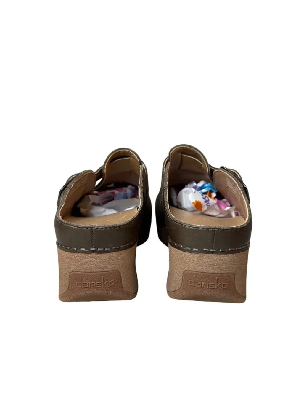 Dansko Caia Comfort Milled Nubuck Brown Mules Clogs Size Euro 37 - Picture 5 of 8